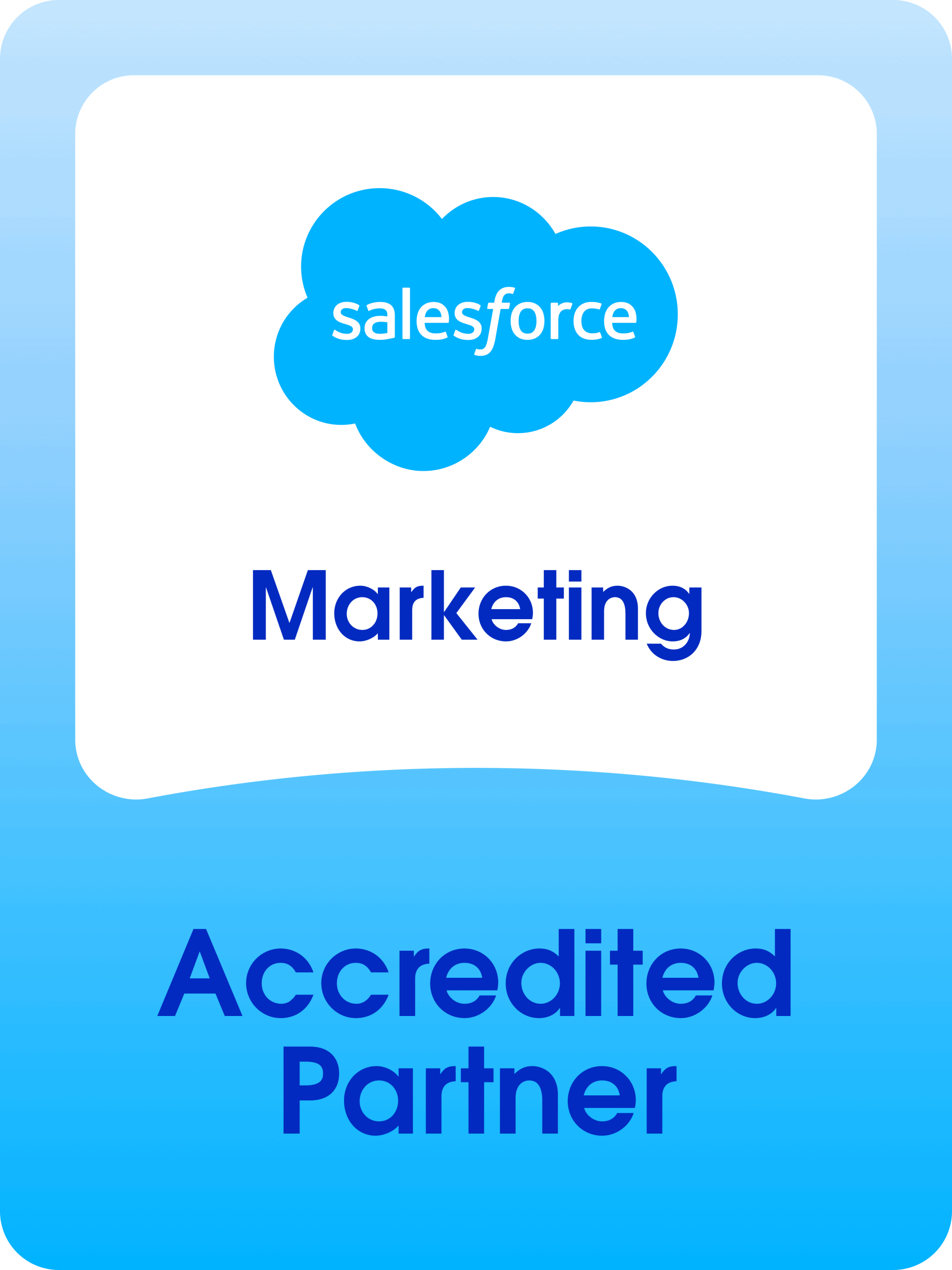 Salesforce Marketing Accredited Partner badge