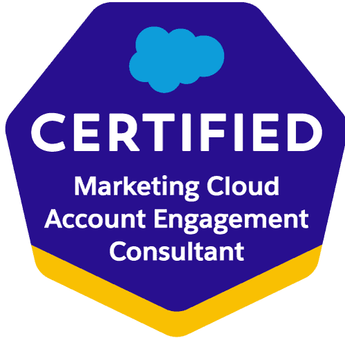 Salesforce Certified Marketing Cloud Account Engagement Consultant badge