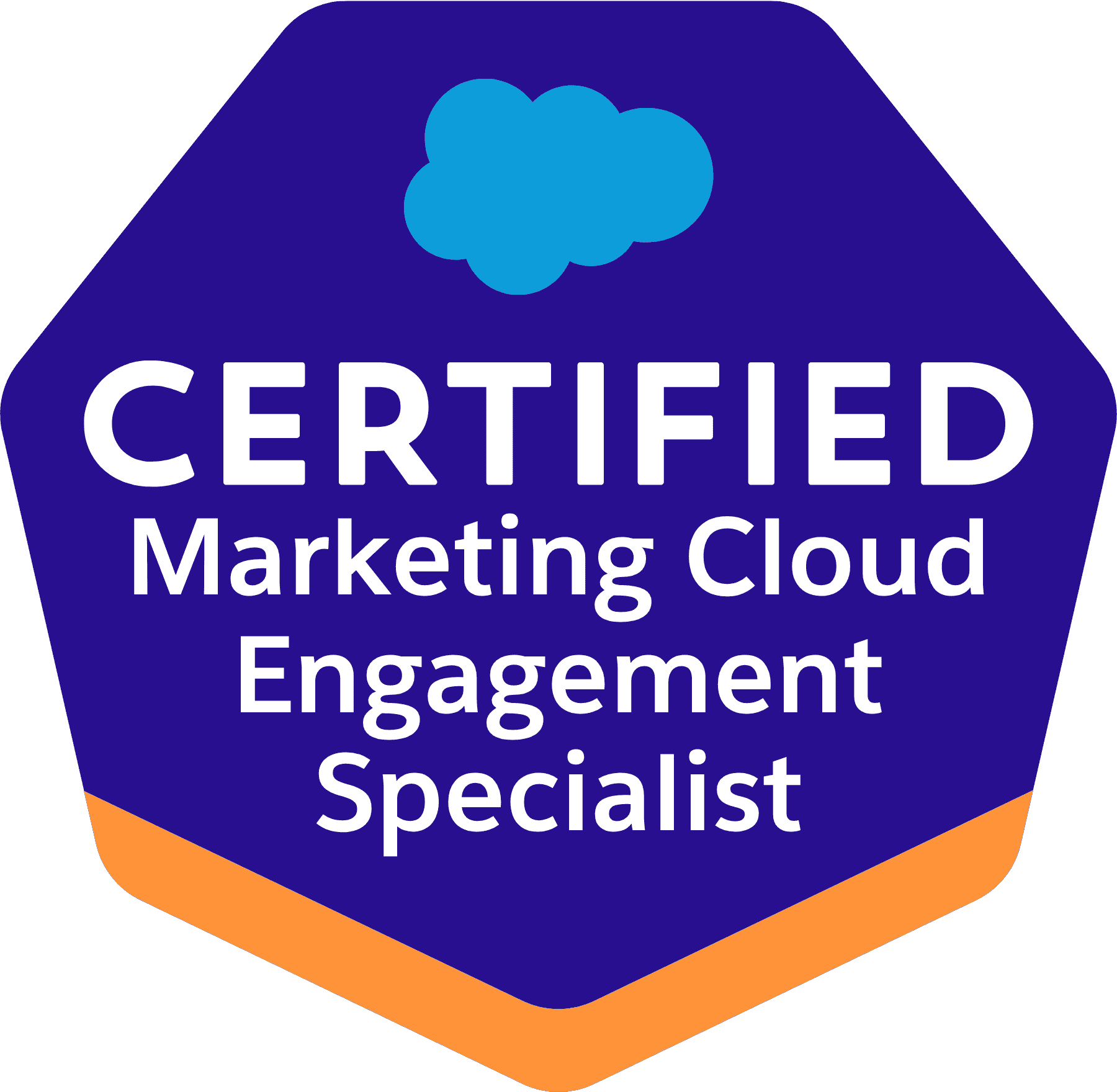 Salesforce Certified Marketing Cloud Engagement Specialist badge