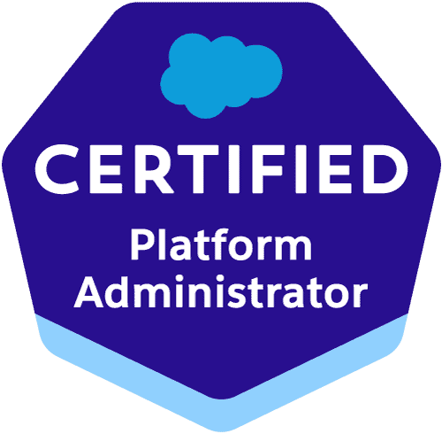 Salesforce Certified Platform Administrator badge